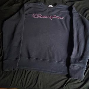 Navy Blue champion sweater